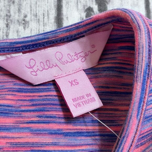 Lilly Pulitzer Cove Dress Space Dye Runaround Stretch - Picture 5 of 9